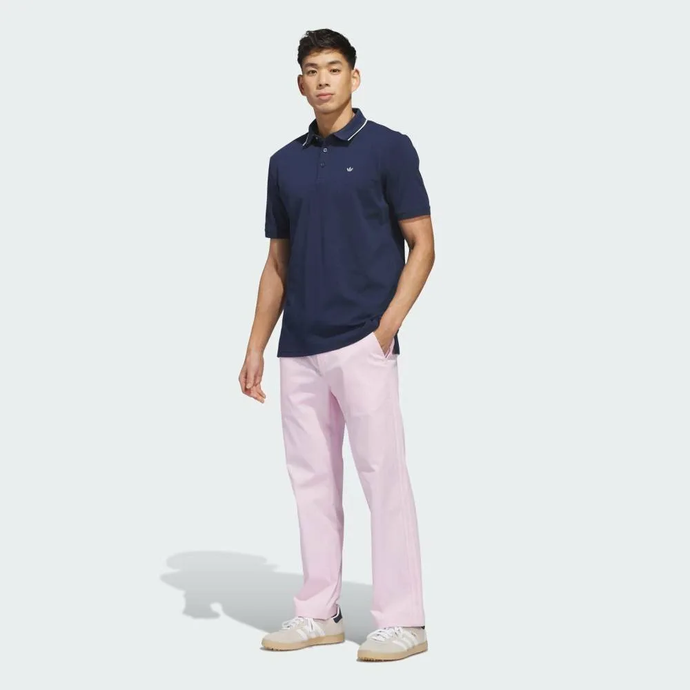 Футболка-поло Twist Knit с одним точечным логотипом и коротким рукавом Adidas, blue — фото 3