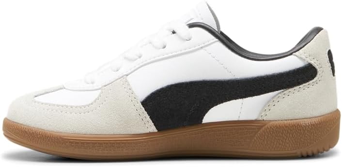 Детские кроссовки Puma Unisex-Child Palermo (для малышей), белый/серый — фото 3