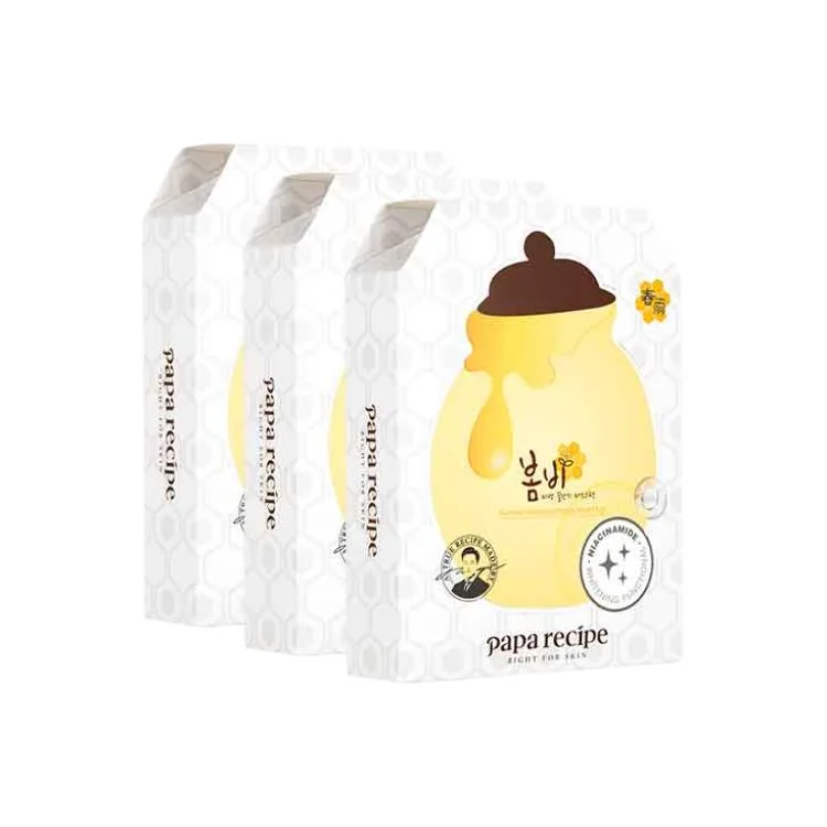 Маска для лица Papa Recipe — С прополисом для чувствительной кожи, Spring Rain White Mask 10 Sheets * 3 Boxes