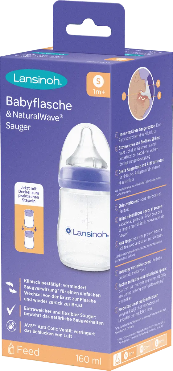 Детская бутылочка NaturalWave с рождения 160мл 1 шт. Lansinoh — фото 2