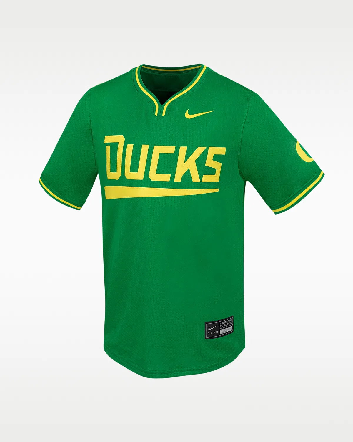 Детская большая футболка Nike College Baseball Oregon Ducks, Apple Green