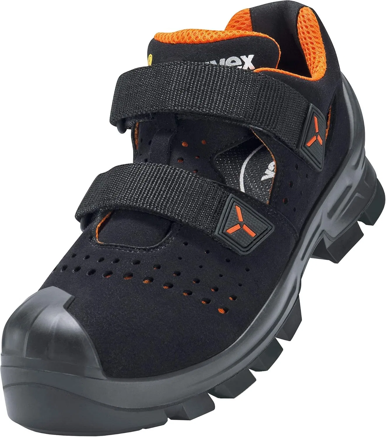 Защитные сандалии Uvex 2 Vibram S1P - для мужчин и женщин - W10 (узкие), Black