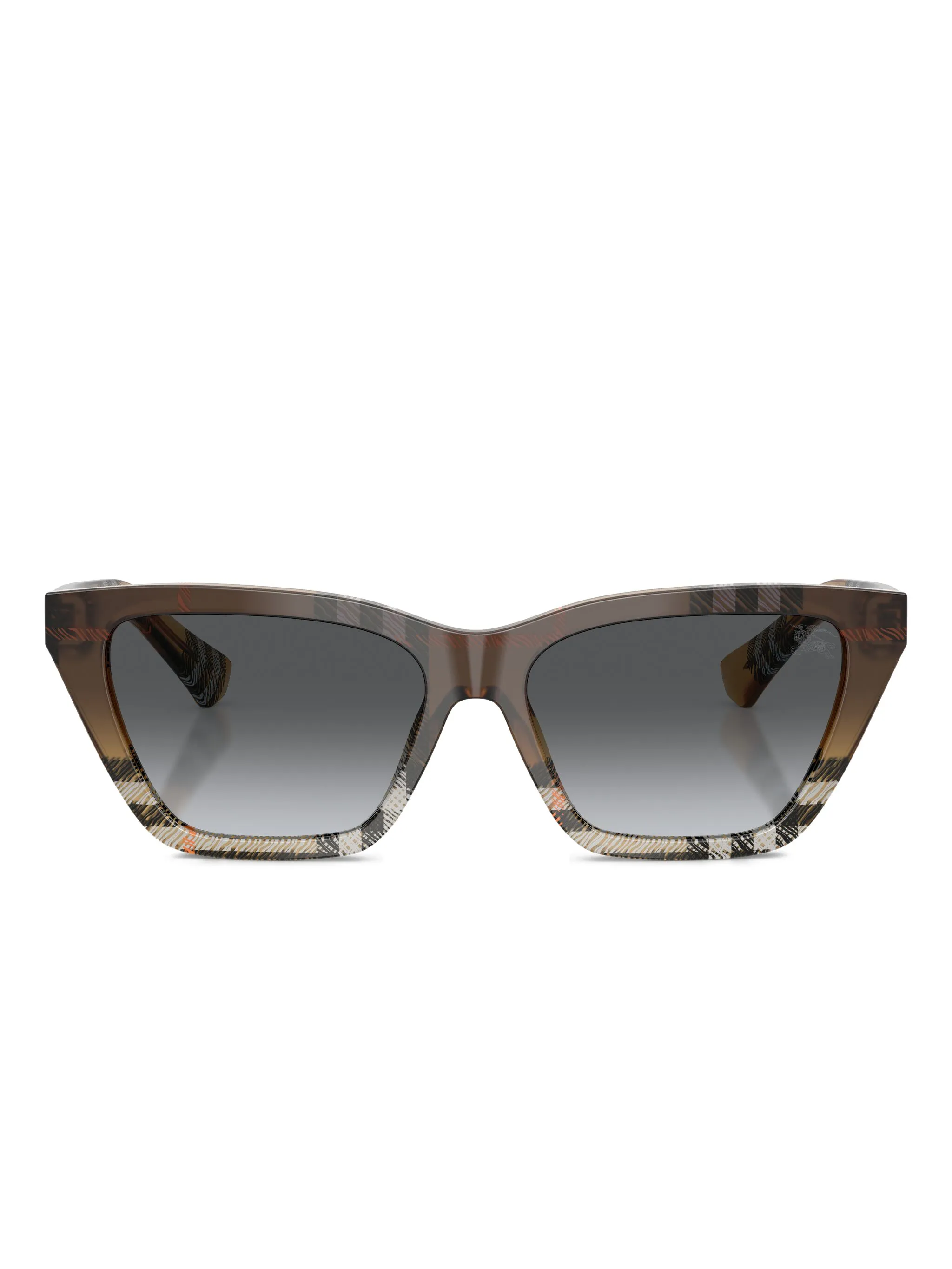 

Солнцезащитные очки в оправе кошачий глаз Burberry Eyewear, коричневый