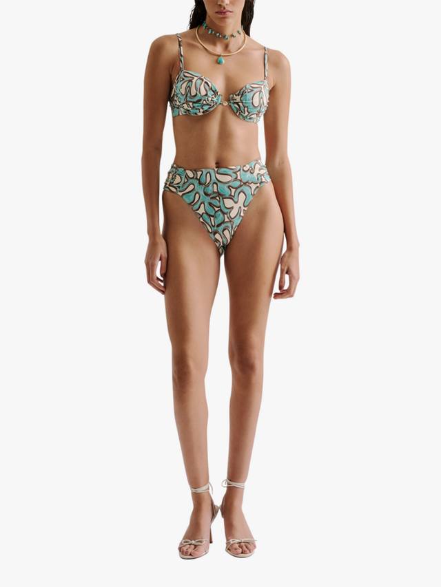 

Tovere топ бикини с абстрактным принтом Malina, Ocean Corals