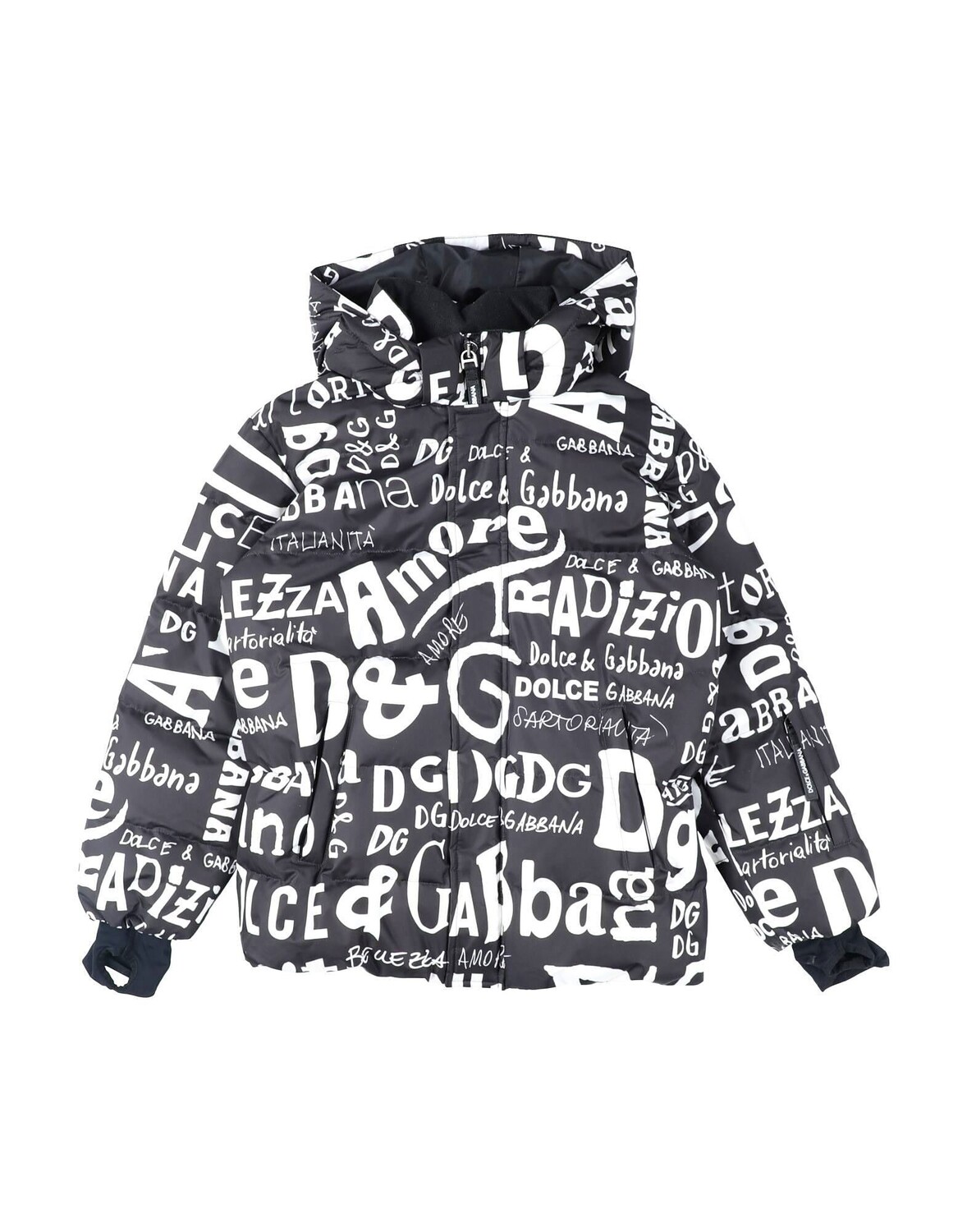 

Пуховик Dolce&Gabbana, черный