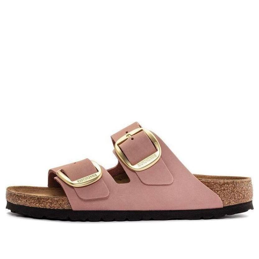 Тапочки (WMNS) Birkenstock Arizona Big Buckle Nubuk Leather 'Old Rose' 1023963, розовый
