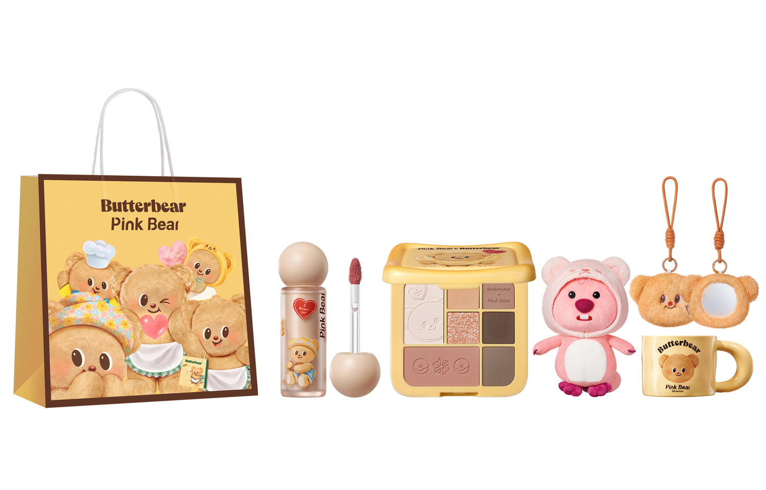 

Набор косметики для женщин Pink Bear, K04+Eye Shadow 01 (Doll Set)
