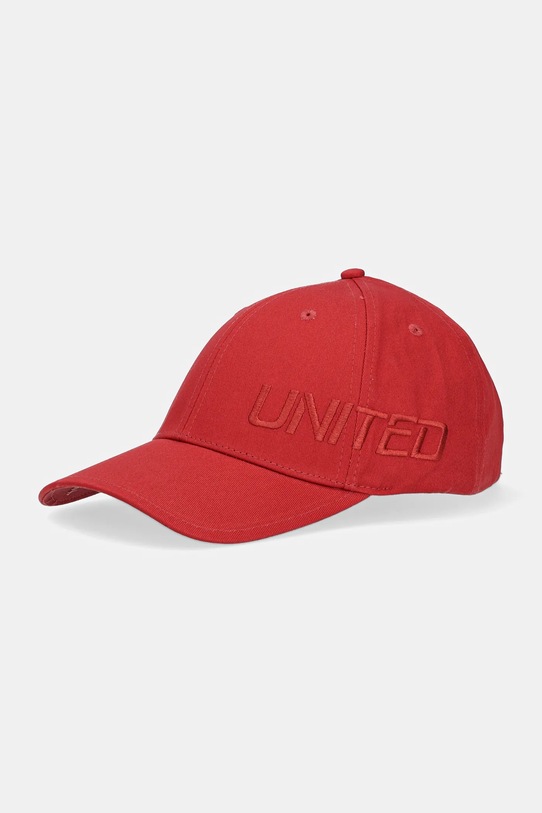 

Хлопковая кепка с козырьком United Colors Of Benetton, красный