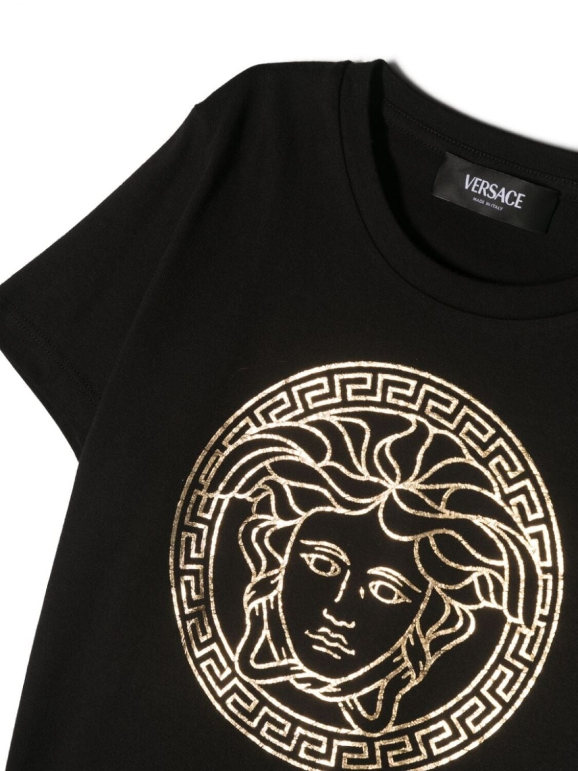 Versace Kids футболка Medusa, черный — фото 3