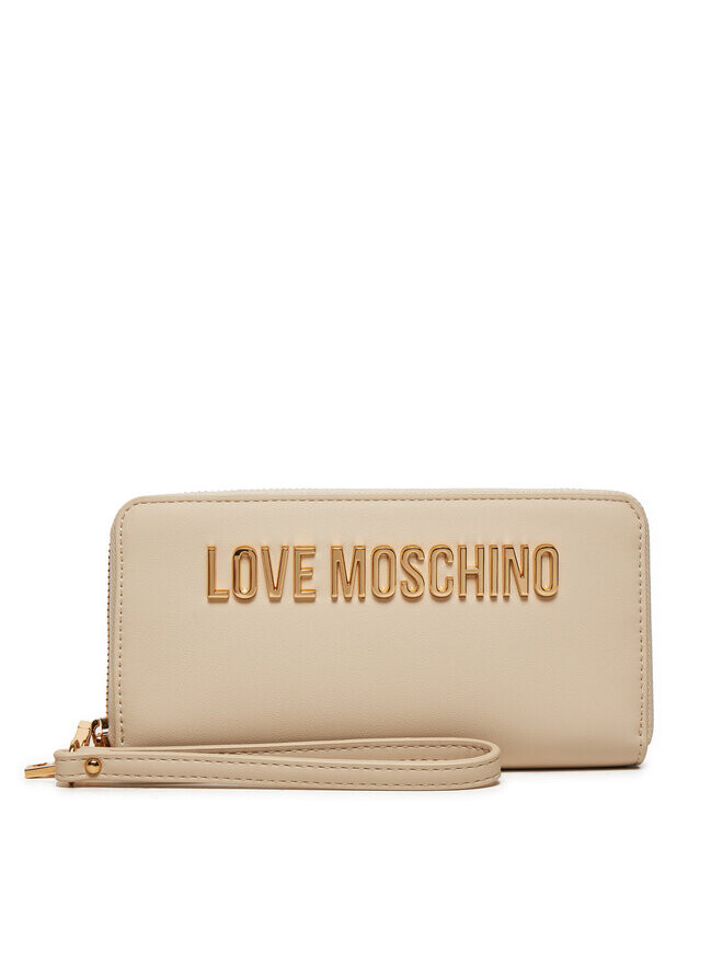 

Большой кошелек Love Moschino, экрю