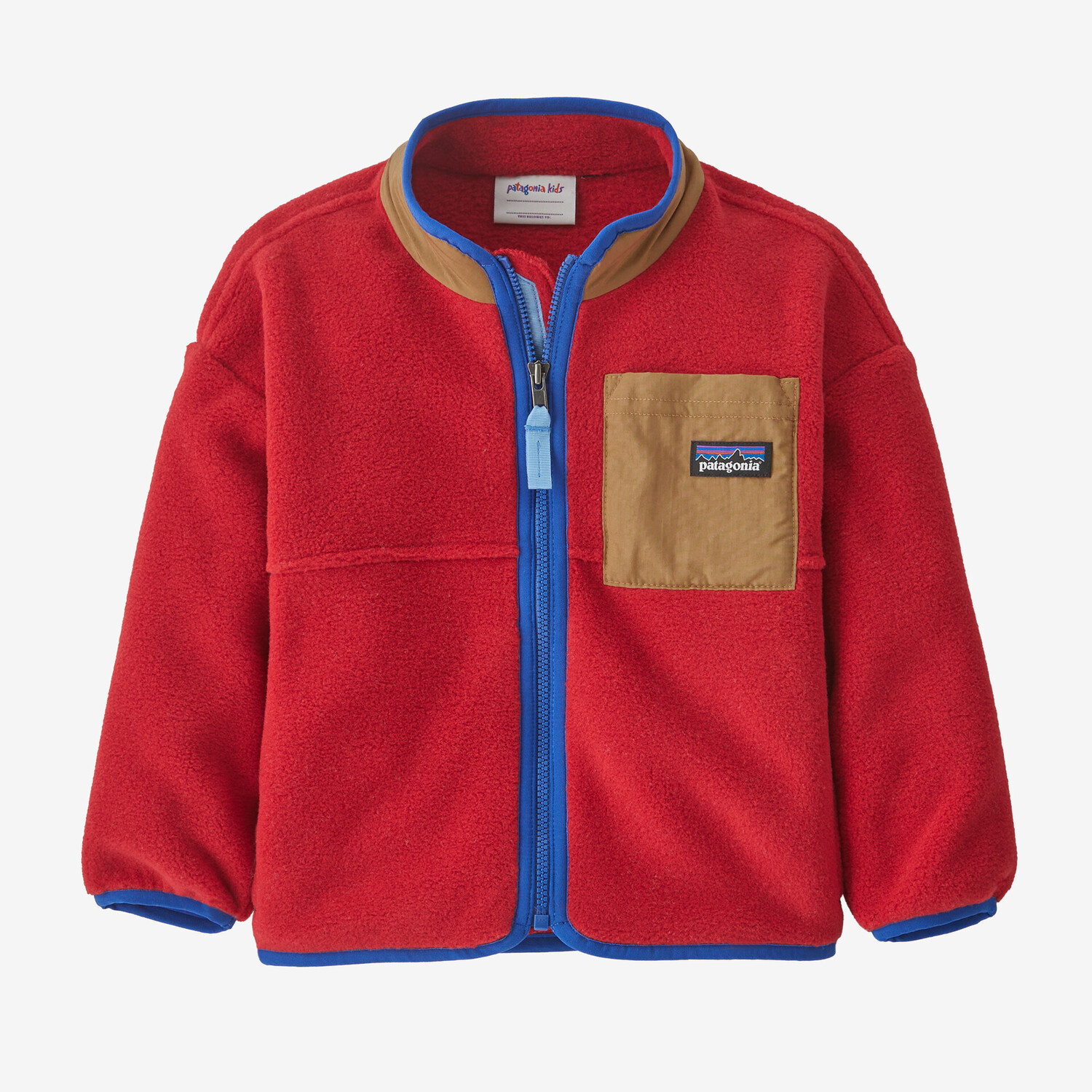 

Флисовая куртка Baby Synchilla Patagonia, цвет Touring Red