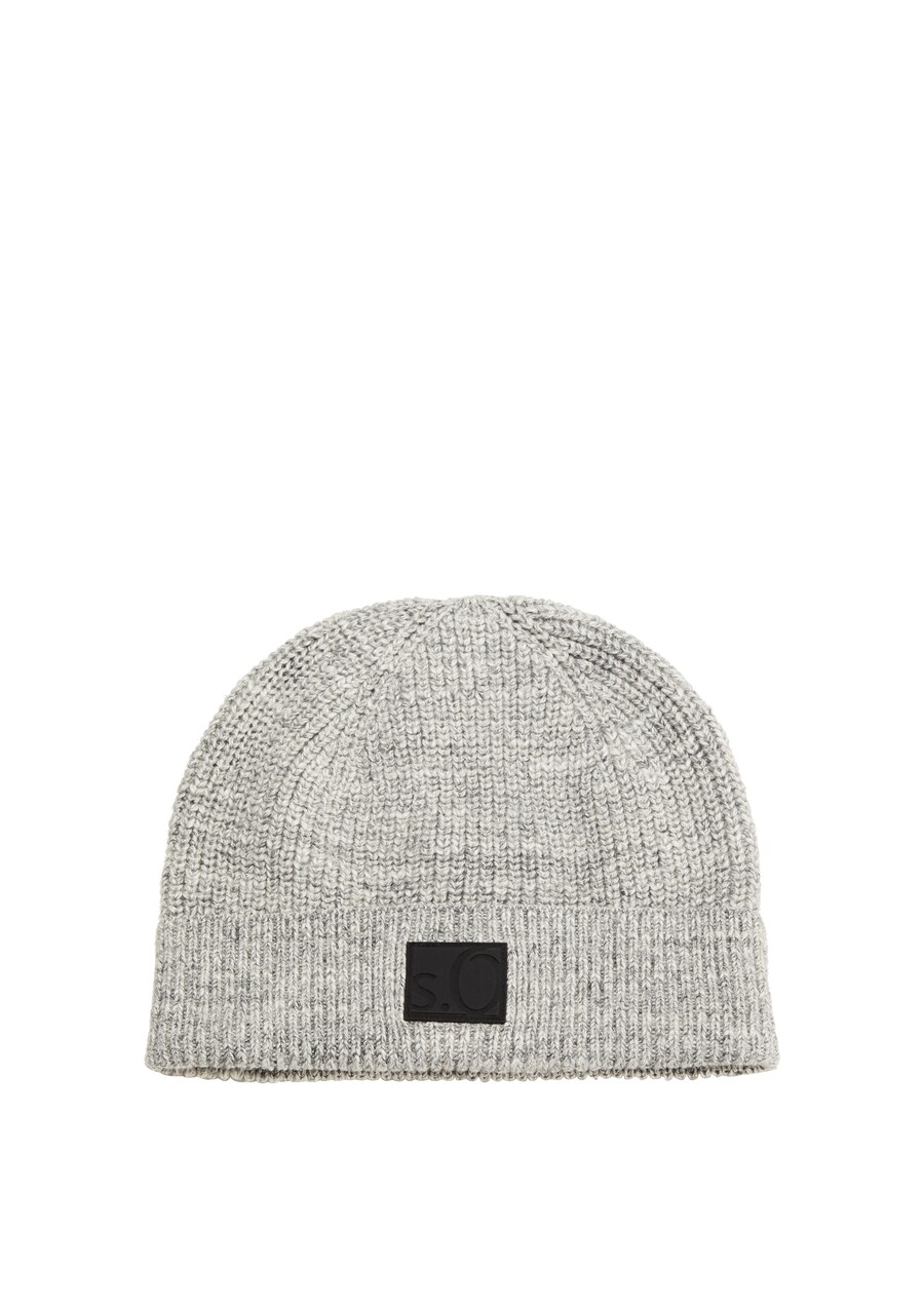 

Шапка s.Oliver Beanie, цвет mottled grey