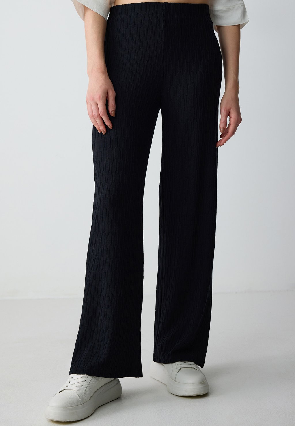 

Брюки HIGH-WAISTED WIDE Jimmy Key, черный