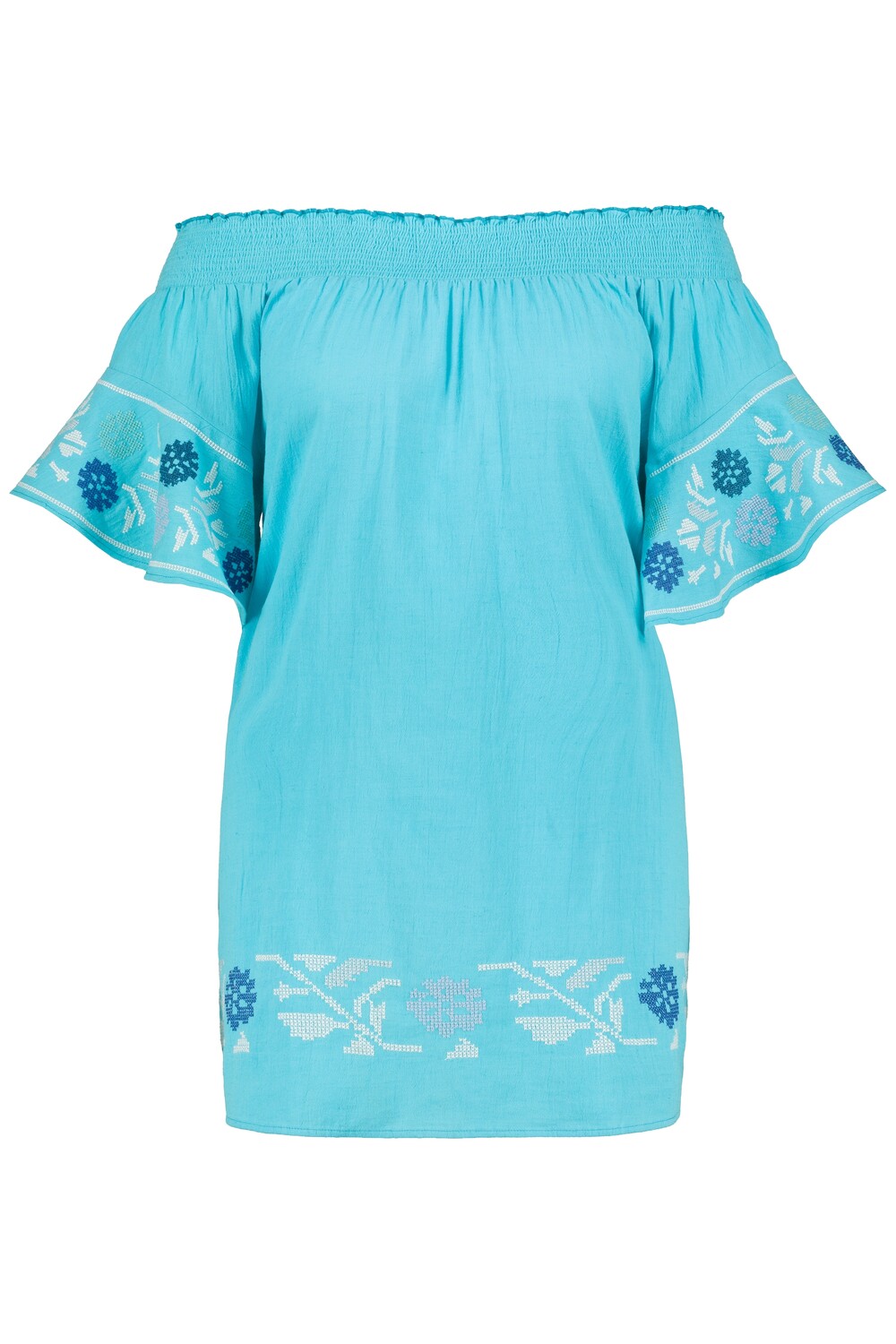 

Блуза Ulla Popken, цвет tiefes aqua