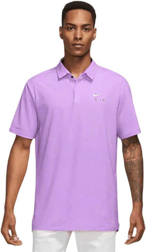 

Мужская спортивная сетчатая футболка-поло с коротким рукавом Nike Air, Lilac