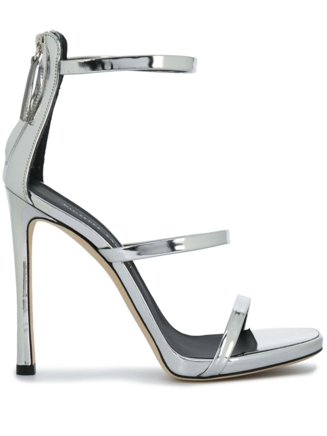 

Giuseppe Zanotti босоножки на шпильке, серебристый