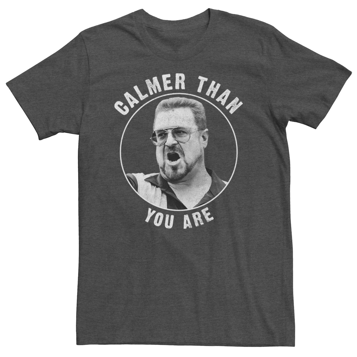 

Мужская футболка The Big Lebowski Calmer Than You Are Licensed Character