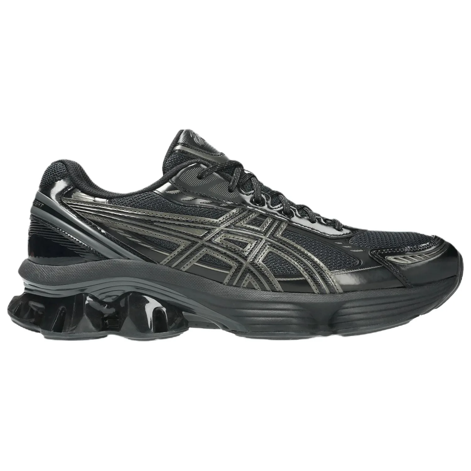 ASICS GEL KINETIC FLUENT кроссовки для бега с амортизацией, отскоком, воздухопроницаемостью и противоскользящей подошвой, низкие, унисекс, черные — фото 3