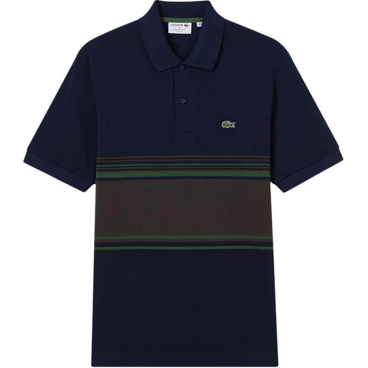 

Мужская поло LACOSTE, темно-синий