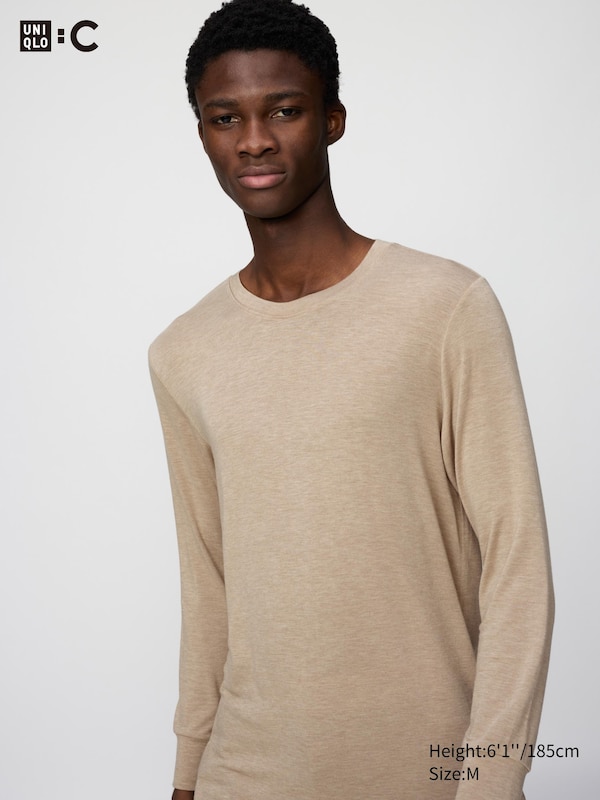 

Футболка HEATTECH Extra Warm с добавлением кашемира Uniqlo, 32 beige