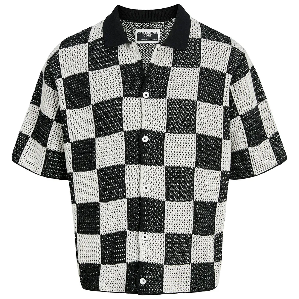 

Свитер Jack & Jones Athletico Crochet short sleeve, черный
