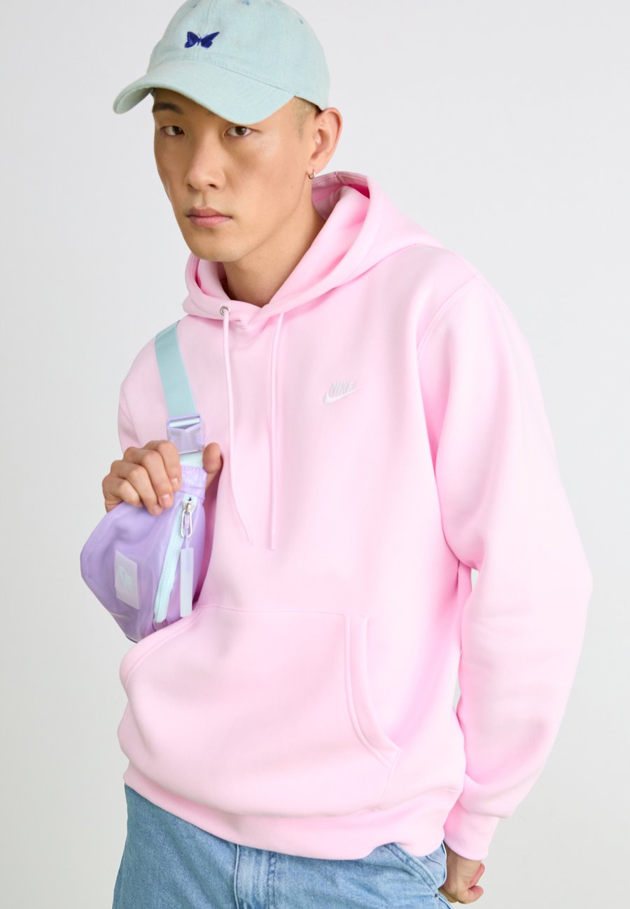 Толстовка Nike Sportswear CLUB , Pink Foam/White/Pink — фото 4