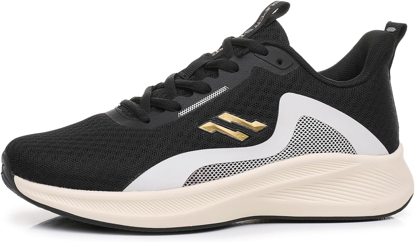 

Унисекс модные кроссовки для бега, легкие и дышащие спортивные туфли Super Striker, черный