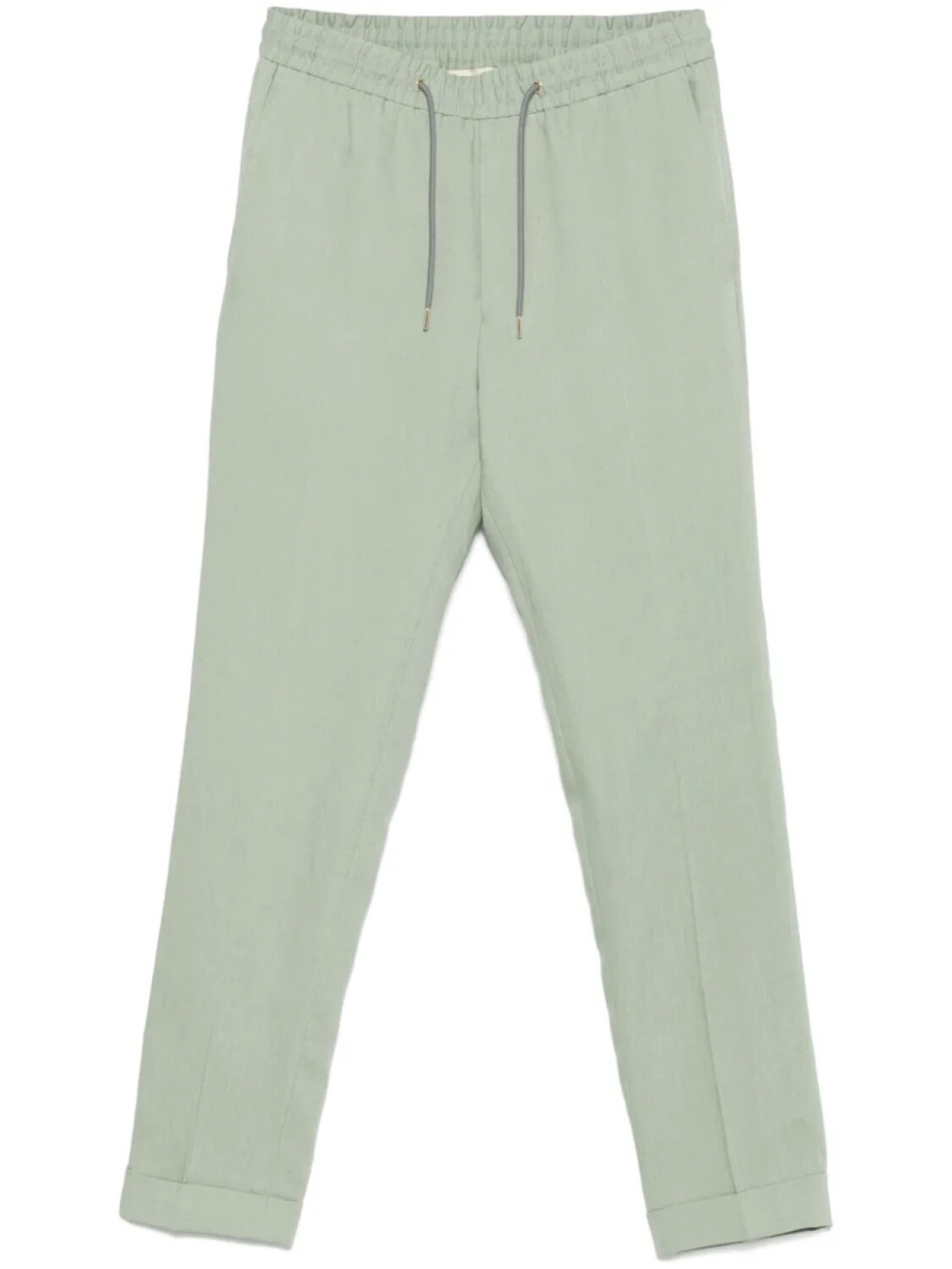 

Paul Smith льняные брюки с кулиской, зеленый