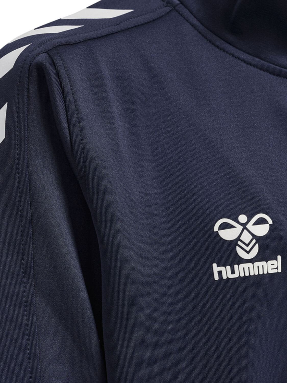 Толстовка Hummel Reißverschlussjacke Hmlcore Xk Poly Zip Sweat Kids, морской — фото 3