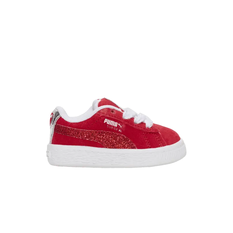 

Кроссовки Puma Suede XL Toddler 'Holiday Glitz', красный