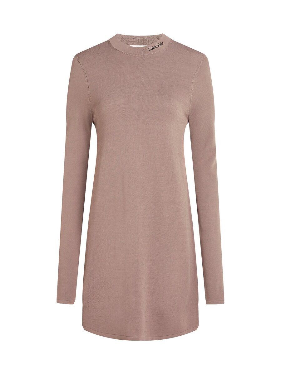 

Вязаное платье Calvin Klein Jeans Knitted dress, темно-розовый