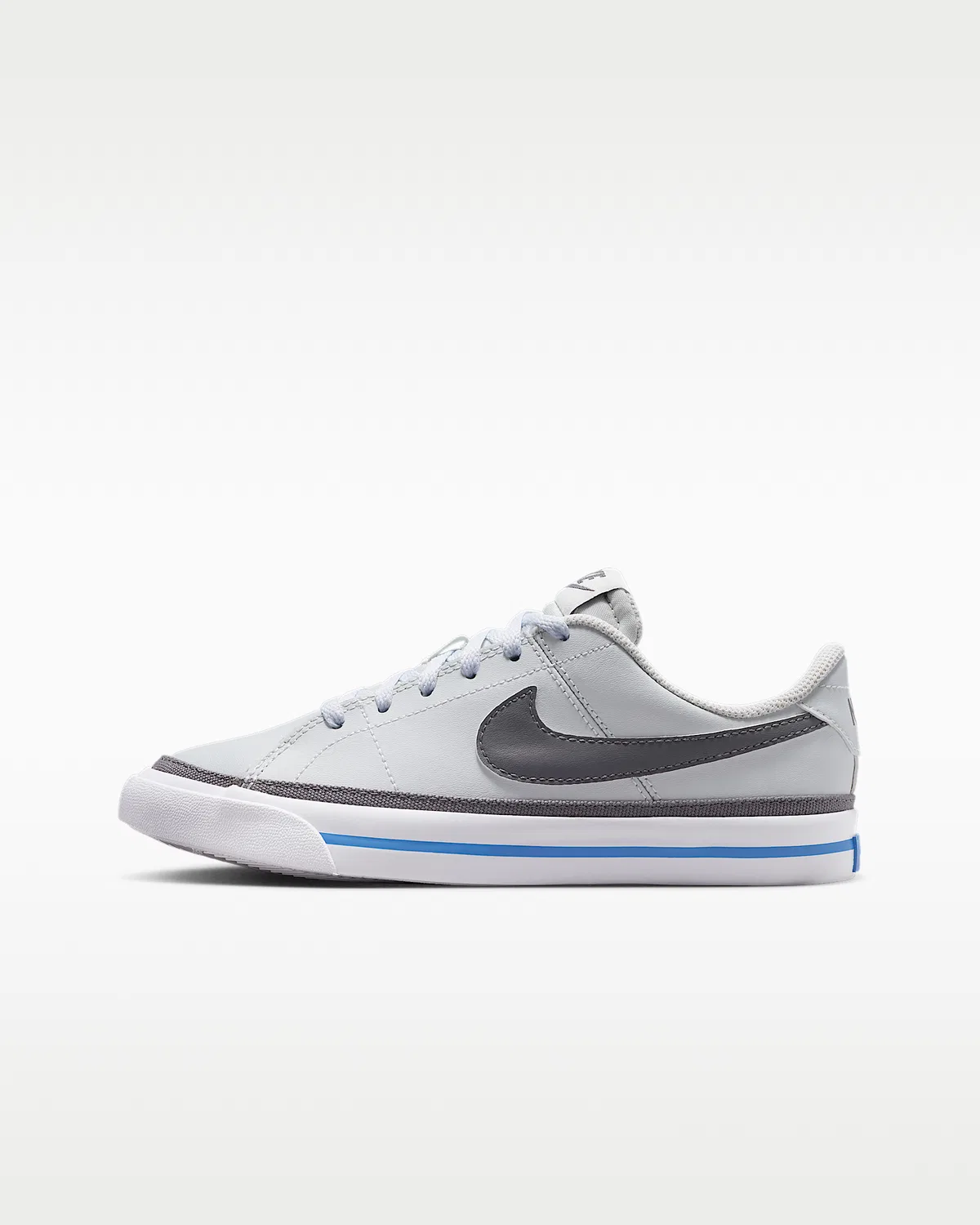 Детские кроссовки Nike Court Legacy, Off White/Blue Crystal/White/Pencil Point