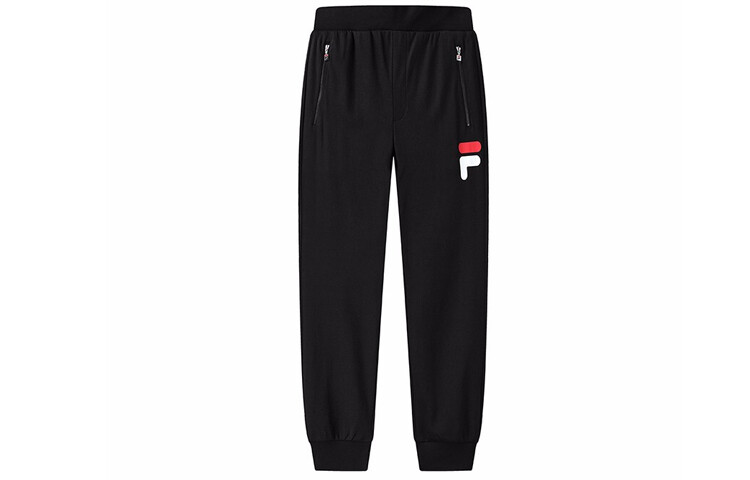 

Трикотажные спортивные штаны мужские, цвет черный как смоль Fila, черный