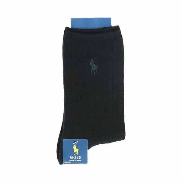Носки из кашемировой смеси, классические, средней высоты. Polo Ralph Lauren, 98. Black