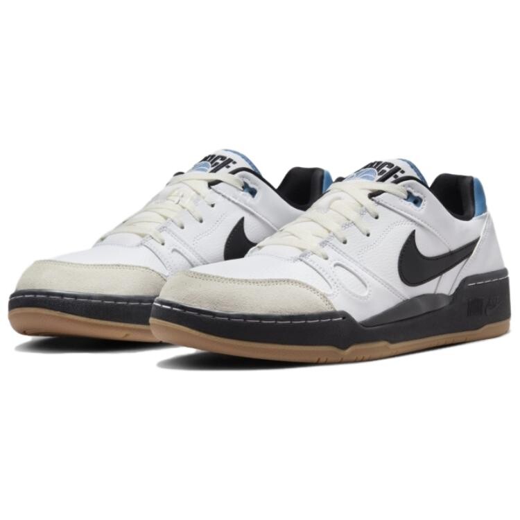 Кроссовки Nike Full Force Skateboarding Shoes Men Low-top Black/white/blue, синий — фото 4