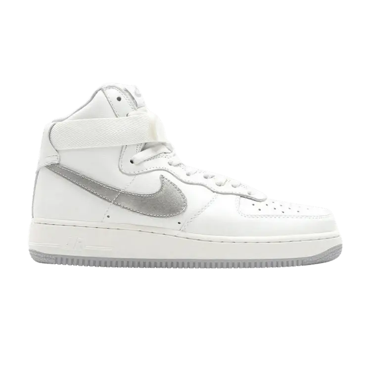 

Кроссовки Nike Air Force 1 High Retro QS 'White Silver', белый
