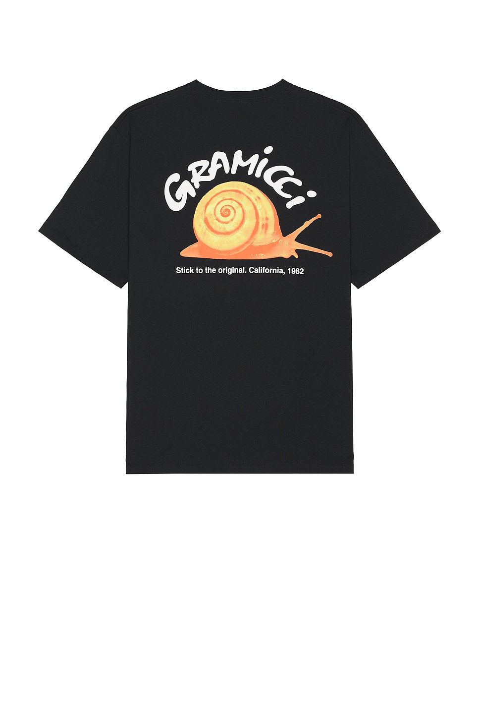 

Футболка с улиткой Gramicci, vintage black
