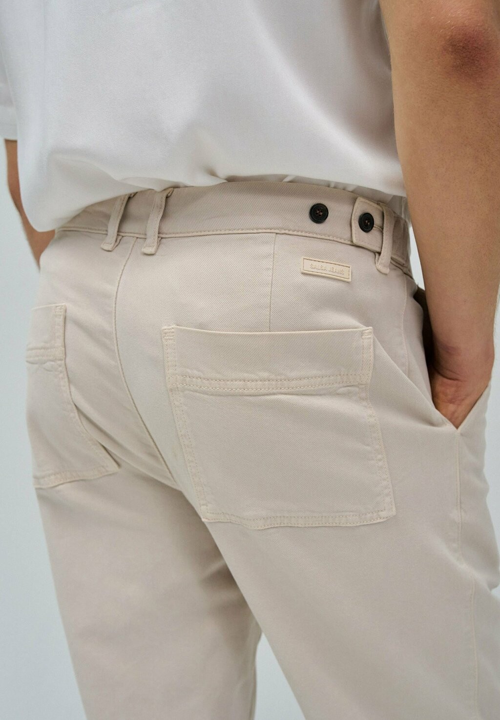 

Китайские штаны CROPPED SLIM Salsa Jeans, бежевый