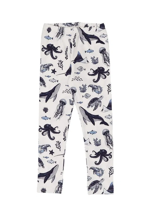 Подводный мир: леггинсы, брюки Walkiddy, White