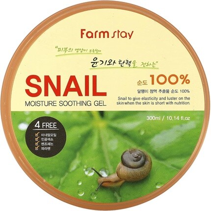 

Farm Stay Snail Moisture успокаивающий гель 300 мл 10,14 унций