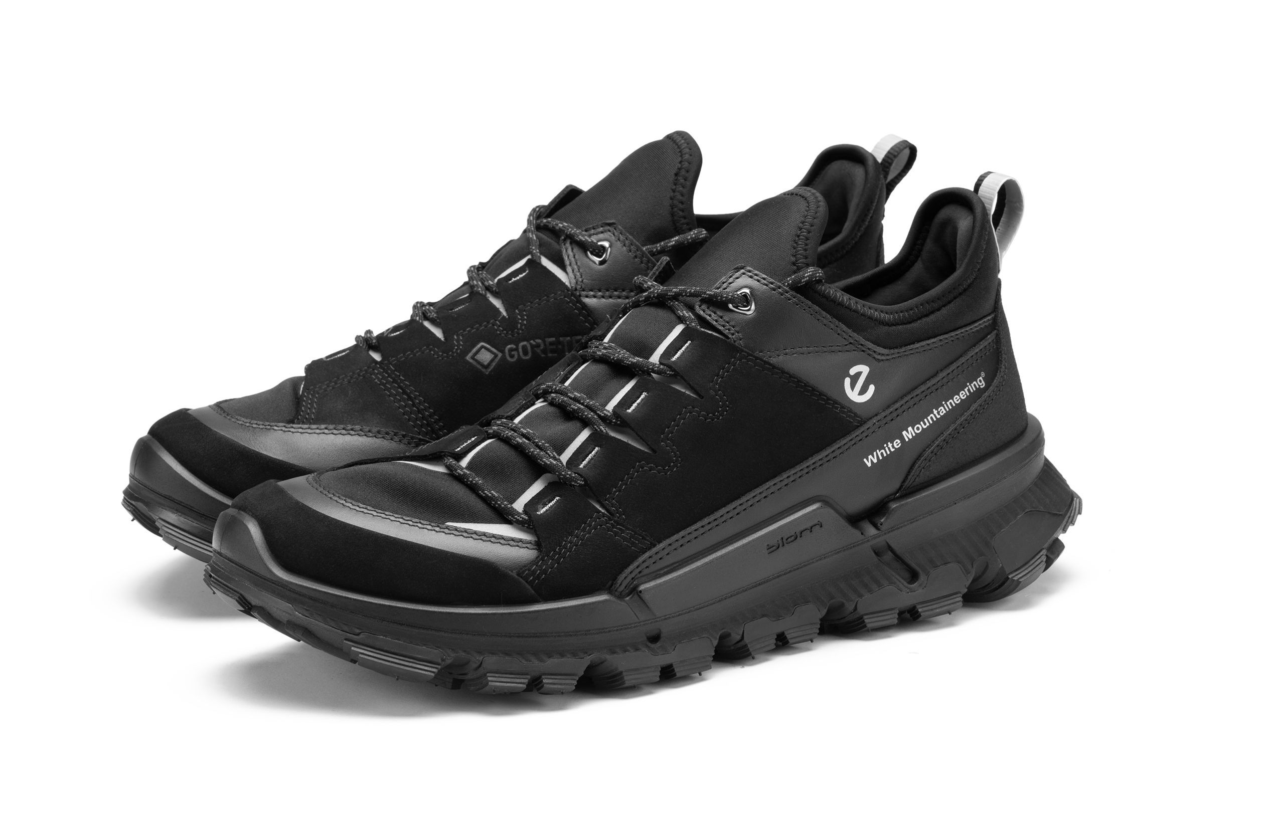 Ecco White Mountaineering x Walking 22 TRL мужские кроссовки коллекция кожа коровы лоу-топ Casual мужские black — фото 4