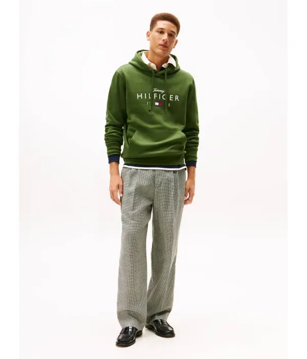 Толстовка regular fit Tommy Hilfiger, зеленый — фото 2