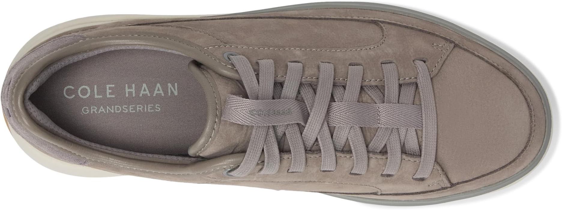 Кроссовки Cole Haan Grandpro All Day Court Leather Sneakers, цвет Ironstone/Quiet Shade/Silver Birch — фото 2