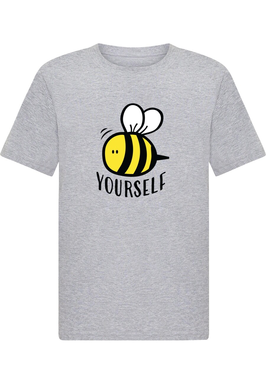 

Рубашка Merchcode Bee Yourself, светло-серый