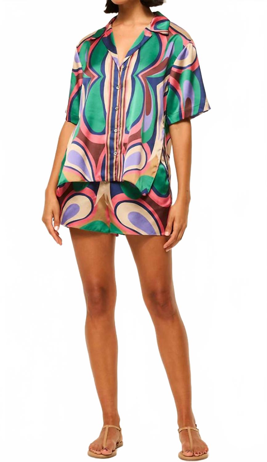 

Топ Solange с зеркальным эффектом «бабочка» Misa Los Angeles, Butterfly Mirror