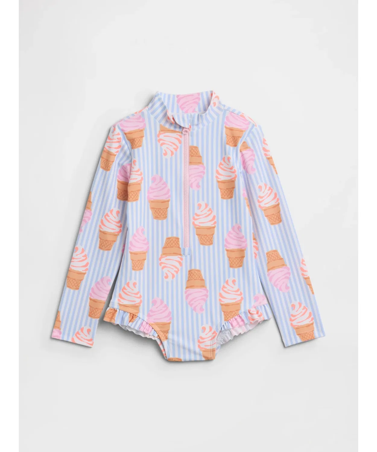 Рашгард для плавания babyGap, длинный рукав, мультиколор