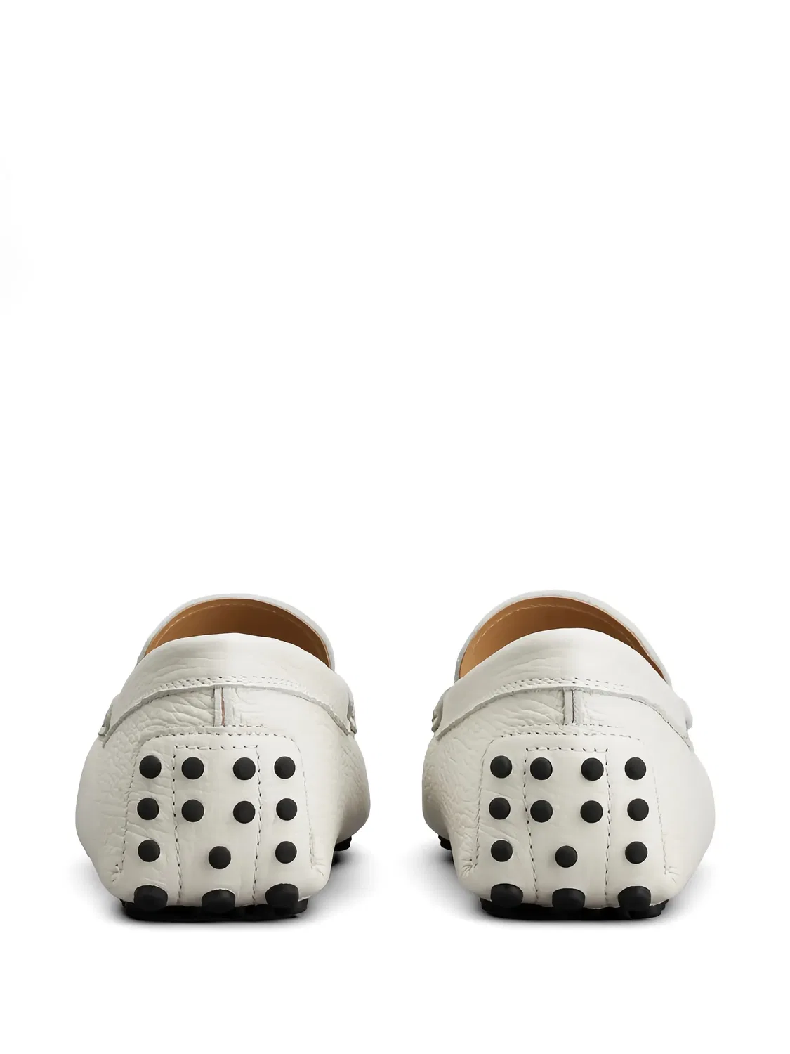Кожаные лоферы Tod's, белый — фото 3