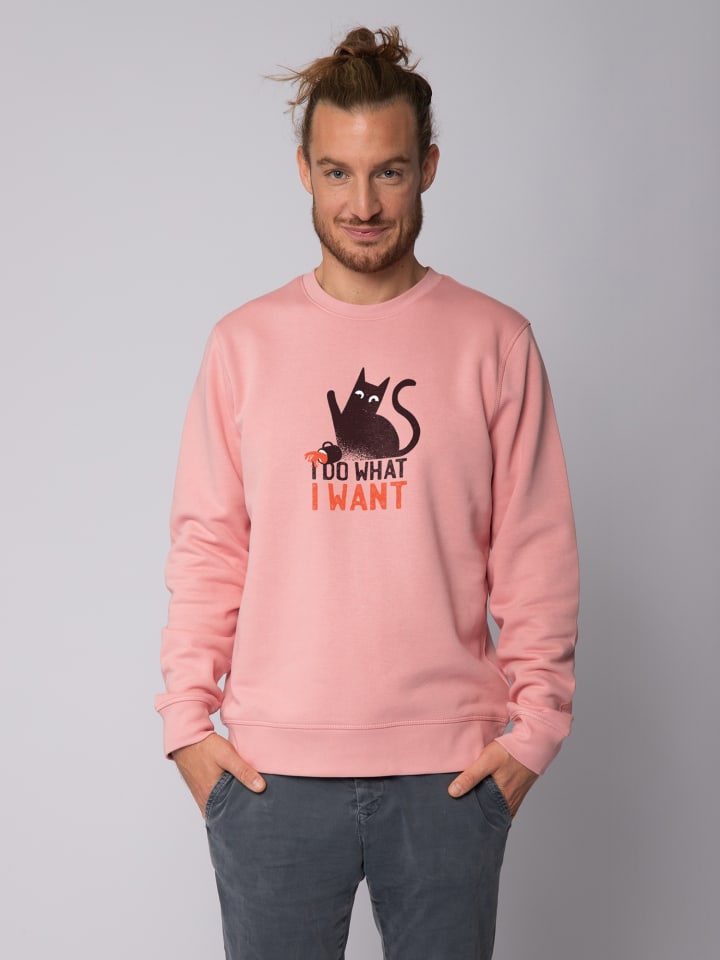 

Толстовка wat Apparel Cat, цвет canyon pink