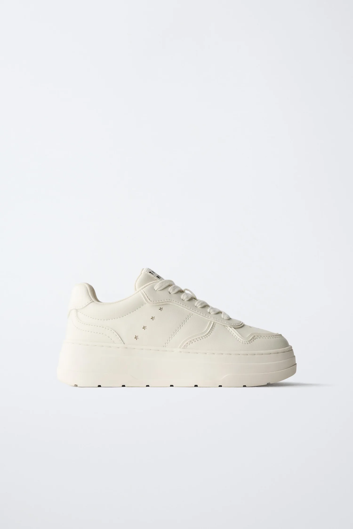 Кроссовки на платформе Zara, белый