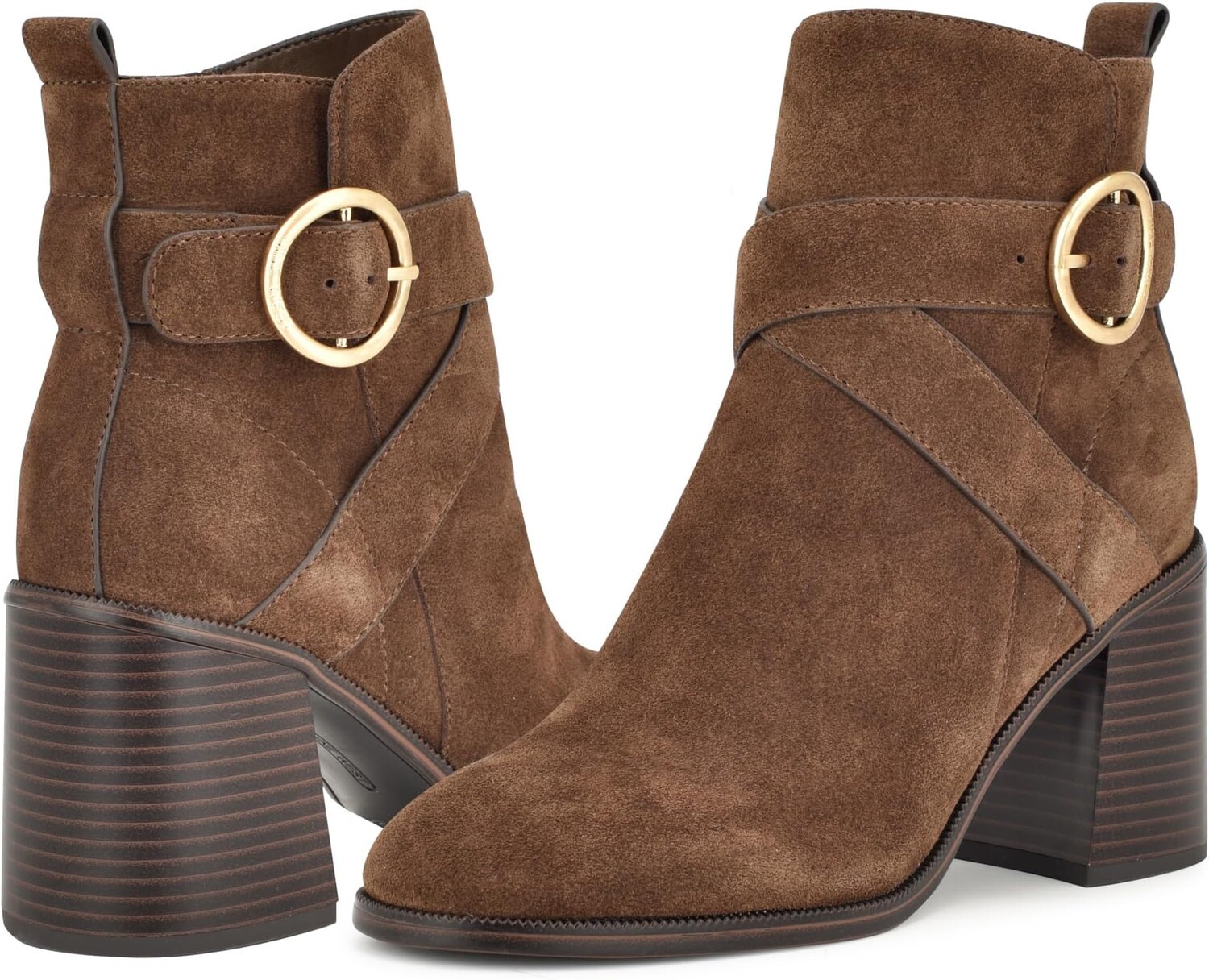 

Ботильоны Needyou Nine West, цвет Dark Brown Suede